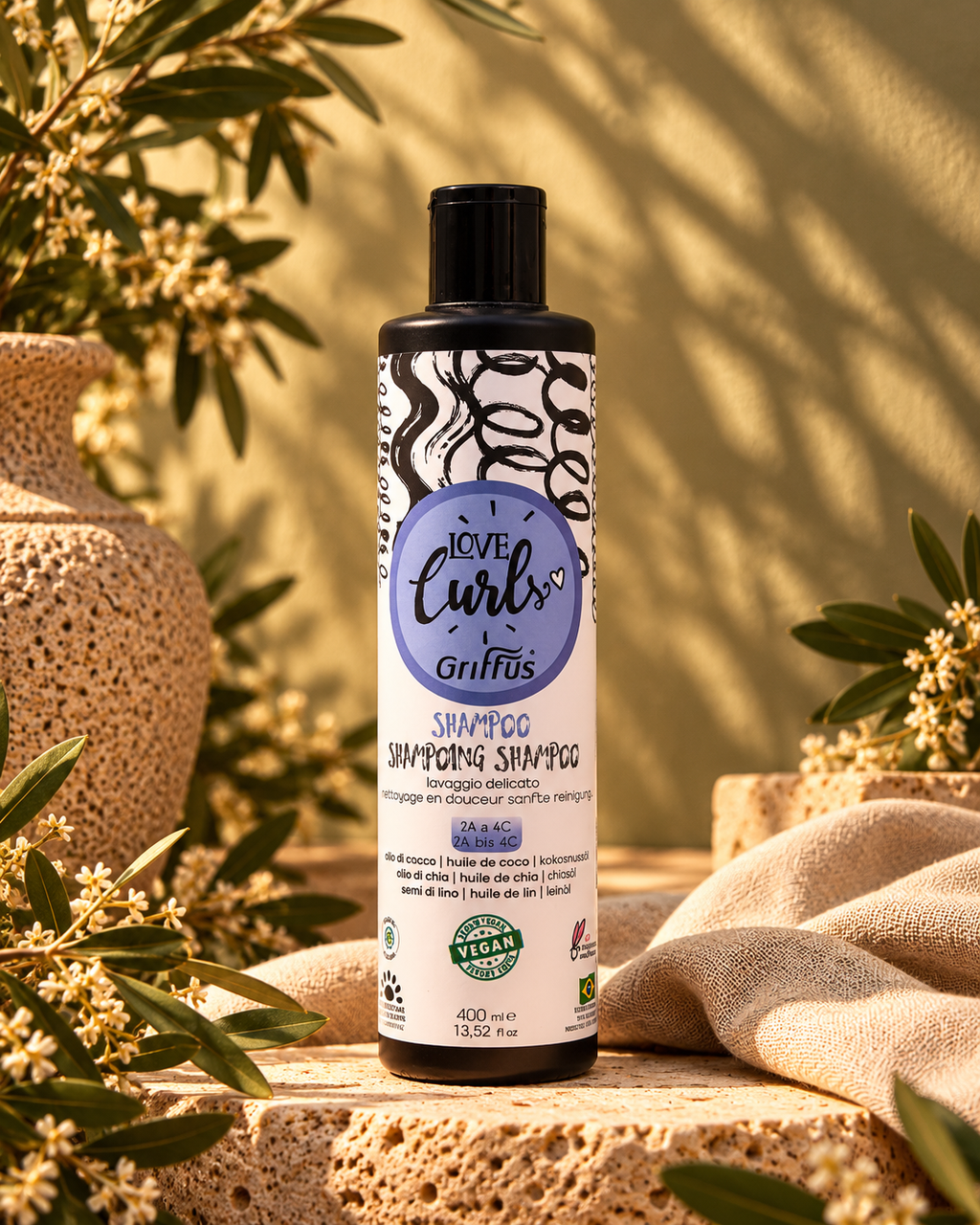 Griffus Love Curls Shampoo 400 ml – Vorderseite