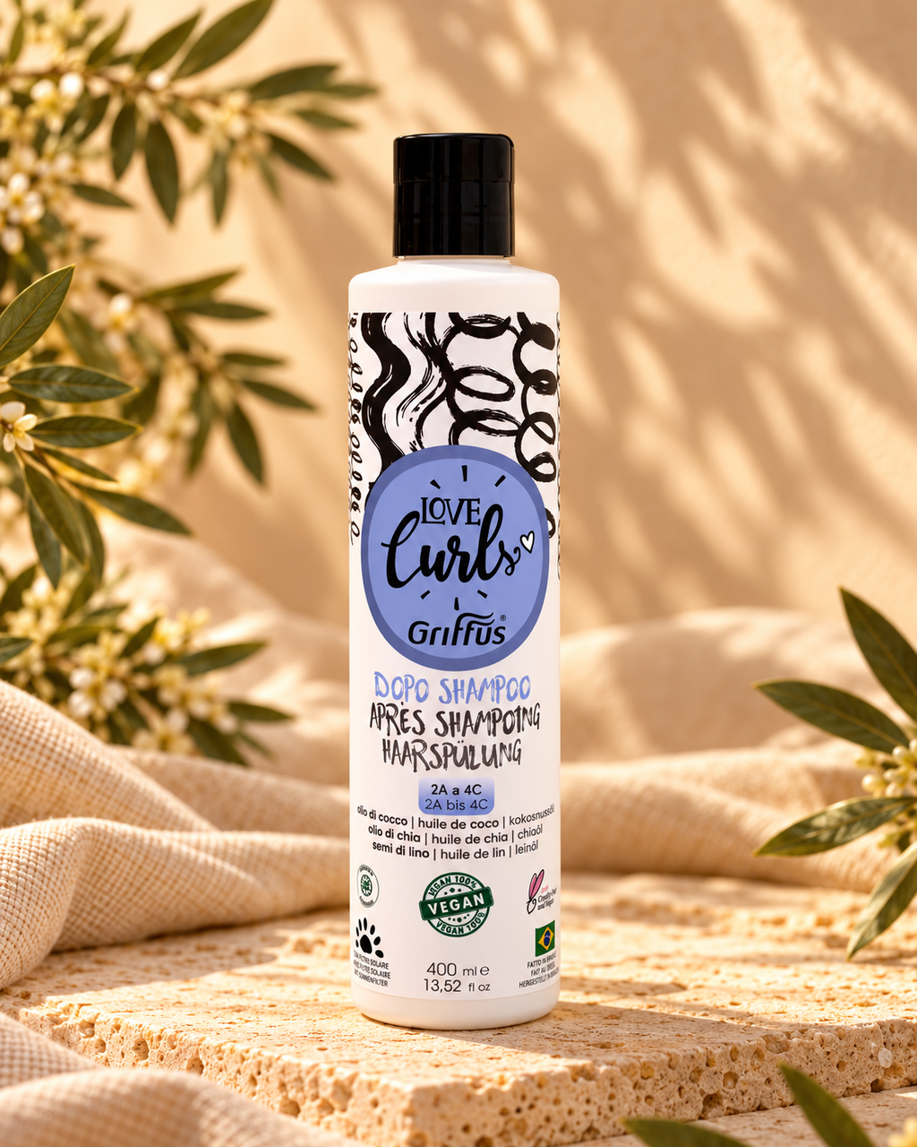Griffus Love Curls Conditioner 400 ml – Vorderseite