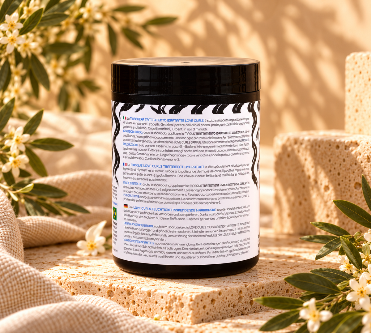 Griffus Love Curls Haarmaske 500 g – Rückseite