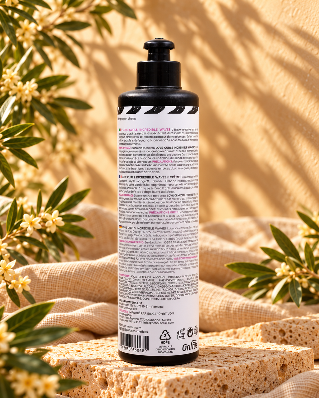 Griffus Love Curls Incredible Waves Leave-in 420 ml (2ABC) – Rückseite