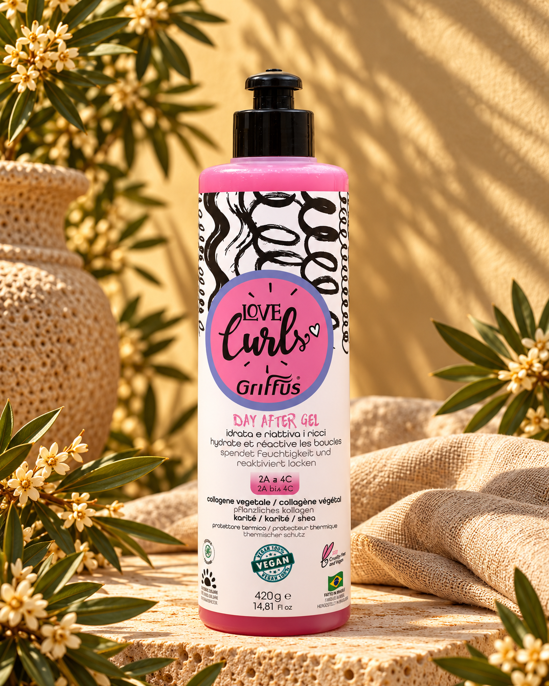 Griffus Love Curls Day After Gel Karité 420 g – Vorderseite
