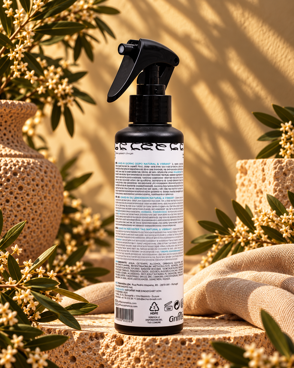Griffus Love Curls Vibrant Curls Leave-in Spray 240 ml (4ABC) – Rückseite