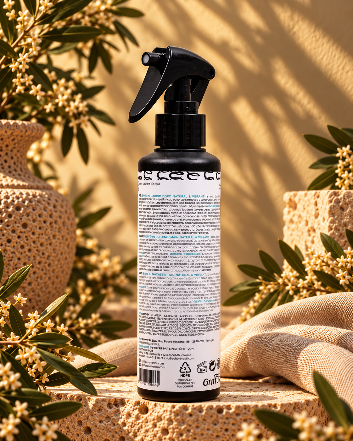 Griffus Love Curls Vibrant Curls Leave-in Spray 240 ml (4ABC) – Rückseite