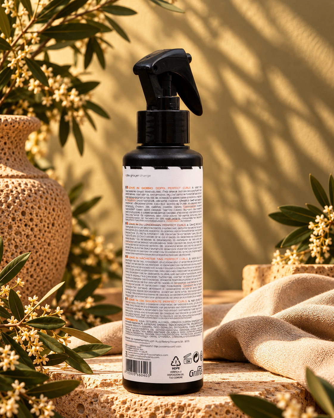 Griffus Love Curls Perfect Curls Leave-in Spray 240 ml (3ABC) – Rückseite